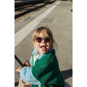 Lunettes de soleil 2-4 ans square bright écaille léopard Beaba