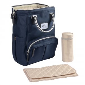 Sac à dos à langer wellington bleu marine Beaba