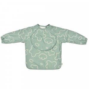 Robot babycook neo gris mineral + bavoir à manches évolutif et 2 en 1 - sage green + coffret repas verre eucalyptus Beaba