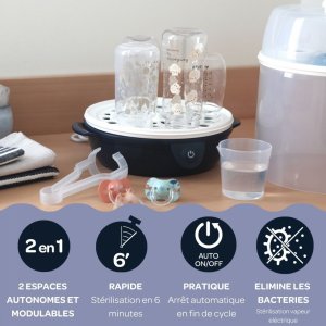Stérilisateur éléctronique stéril'express évolutif 2 en 1 - night blue Beaba