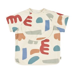 Bavoir à manches amovibles évolutif 2 en 1 playful Beaba