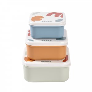 Lot de 3 boîtes à goûter playful Beaba