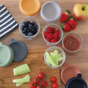 Coffret 6 portions verre 150ml conservation repas bébé sunrise Beaba