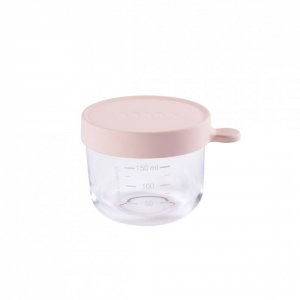 Pot de conservation portion en verre 150 ml pink
