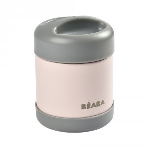 Portion inox isotherme 300 ml (dark mist/light pink) Beaba