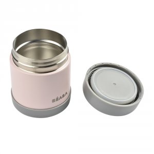 Portion inox isotherme 300 ml (dark mist/light pink) Beaba