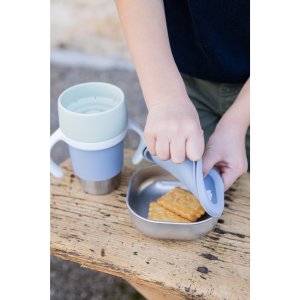 Lot de 3 boîtes repas bébé en inox 250 ml adventure Beaba