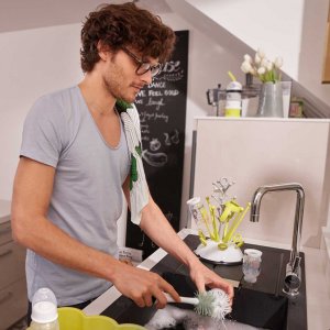 Goupillon biberon 2 en 1 grey Beaba