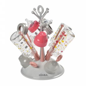 Égoutte biberons arbre rose Beaba