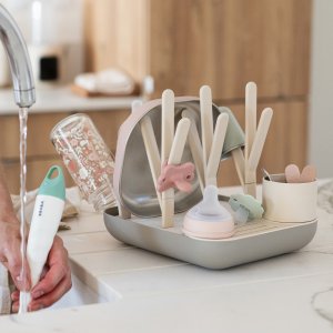 Égoutte biberons forêt terre d'argile Beaba