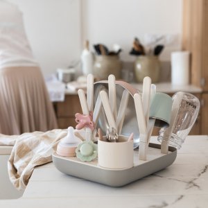 Égoutte biberons forêt terre d'argile Beaba