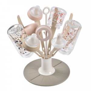 Égoutte biberons pliable flower argile Beaba