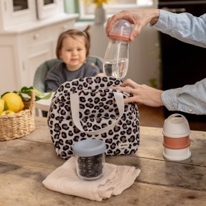 Sac repas isotherme léopard clay Beaba
