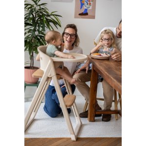 Chaise haute évolutive pliable 5 en 1 evoclick argile Beaba