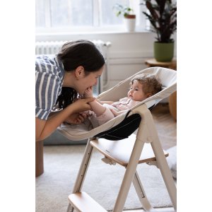 Chaise haute évolutive pliable 5 en 1 evoclick argile Beaba