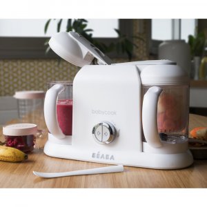 Robot cuiseur bébé babycook duo white silver Beaba