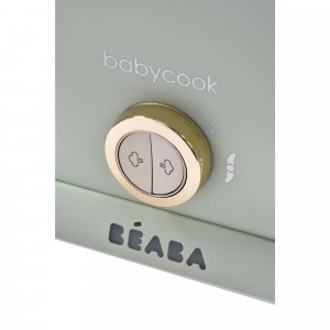 Pack robot cuiseur bébé babycook duo vert de gris + 4 portions verre 250 ml Beaba