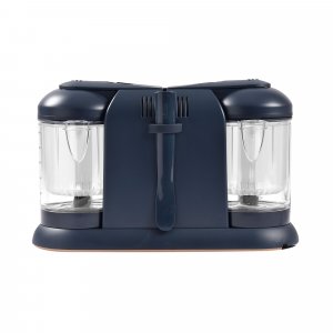 Pack robot cuiseur bébé babycook duo night blue + 4 portions verre 250 ml Beaba