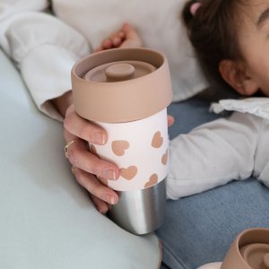 Coffret 2 tasses parent enfant click & drink mini & me biglove Beaba