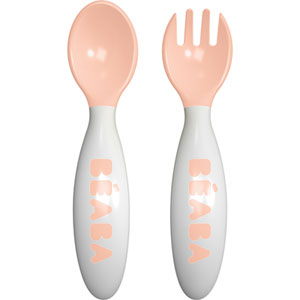 Lot de 2 couverts ergo 2ème âge nude