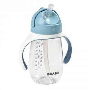 Tasse paille 300 ml - windy blue