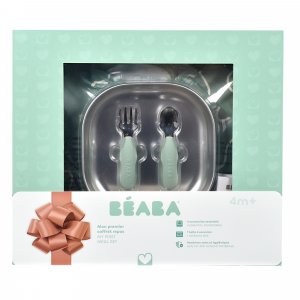 Coffret premier repas bébé vert sauge Beaba
