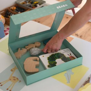 Coffret premier repas bébé savannah bloom Beaba