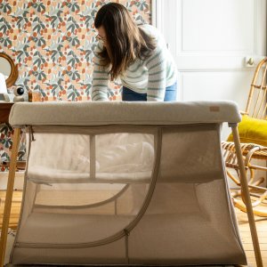 Lit parapluie évolutif 3 en 1 eazy sleep argile / gazelle Beaba