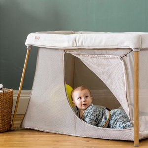 Lit parapluie évolutif 3 en 1 eazy sleep argile / gazelle Beaba