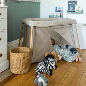 Lit parapluie évolutif 3 en 1 eazy sleep argile / gazelle Beaba