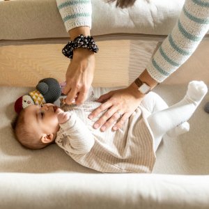 Lit parapluie évolutif 3 en 1 eazy sleep argile / gazelle Beaba