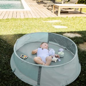 Tente anti uv bébé breezynest 0-24 mois lichen Beaba