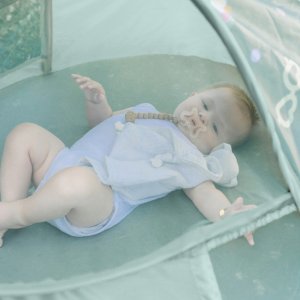Tente anti uv bébé breezynest 0-24 mois lichen Beaba