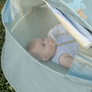 Tente anti uv bébé breezynest 0-24 mois lichen Beaba