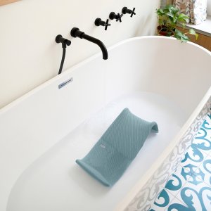 Transat de bain ergonomique transatdo bleu baltique Beaba