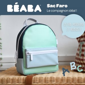 Sac à dos enfant faro matcha latte Beaba