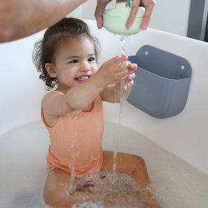 Coffret de 4 jouets de bain avec rangement silicone multicouleurs Beaba