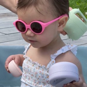 Coffret de 4 jouets de bain avec rangement silicone multicouleurs Beaba