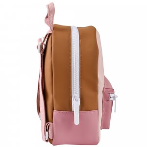 Sac à dos faro dusty rose + tasse paille 300 ml terracotta + coffret instruments de musique enfant 8 pièces Beaba