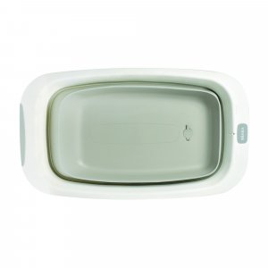 Baignoire bébé eazy pop camélé'o gris velours Beaba