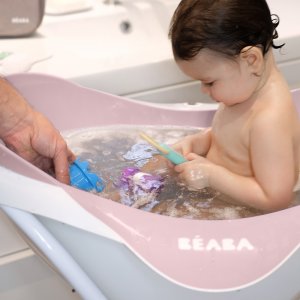 Baignoire bébé camélé’o old pink Beaba