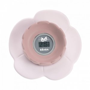 Thermométre de bain lotus old pink Beaba