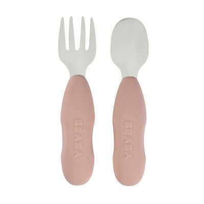 Lot de 2 pré-couverts inox - barbe à papa