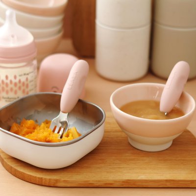 Lot de 2 pré-couverts inox - barbe à papa