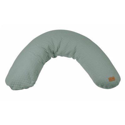 Coussin d’allaitement big flopsy fleur de coton vert sauge
