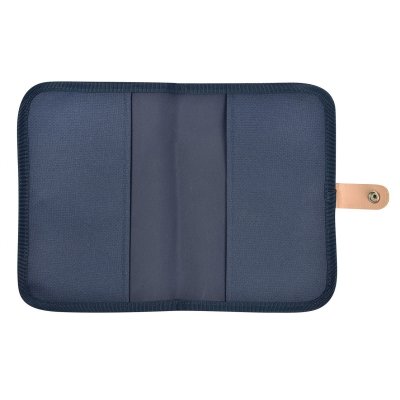 Protège carnet de santé bleu marine