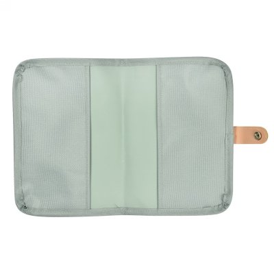 Protège carnet de santé vert sauge