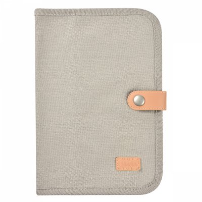 BEABA Protège carnet de santé canvas gris perle