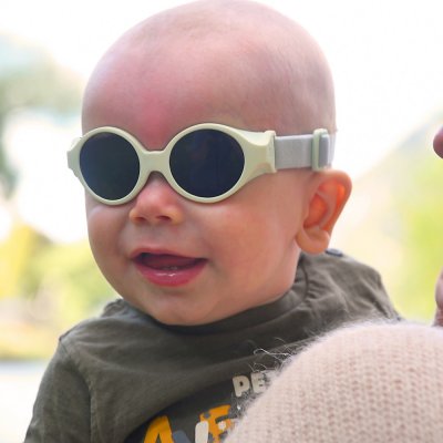 Lunettes de soleil bébé bandeau 0-9 mois menthaulait