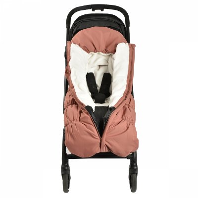 Chancelière poussette imperméable 6-24 mois terracotta